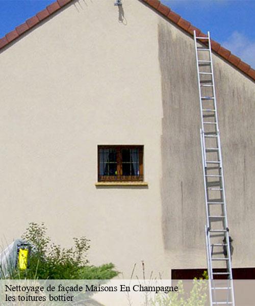 Nettoyage de façade  maisons-en-champagne-51300 les toitures bottier